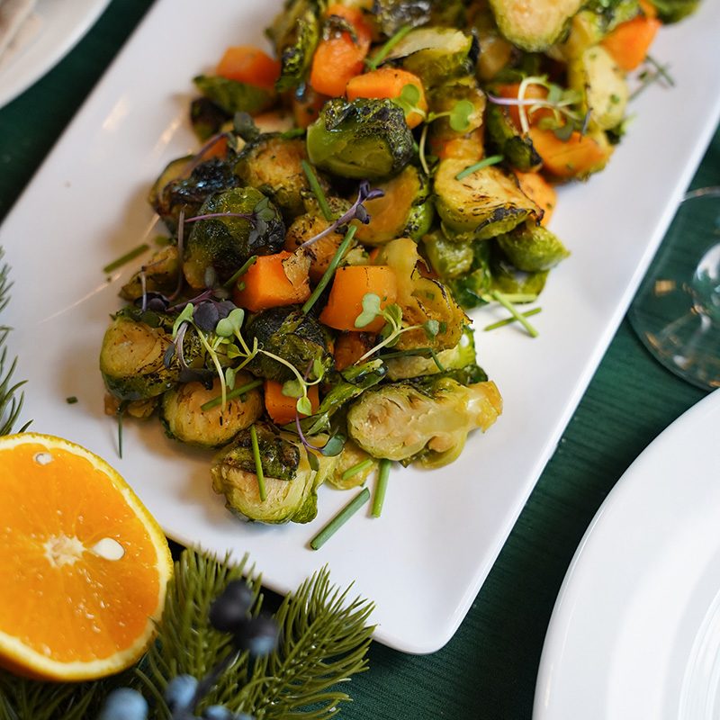 TC-Photoshoot-Holiday-Sides-ElaineBell-CiderRoastedBrusselsSproutsAndButternutSquash-9-1200 H